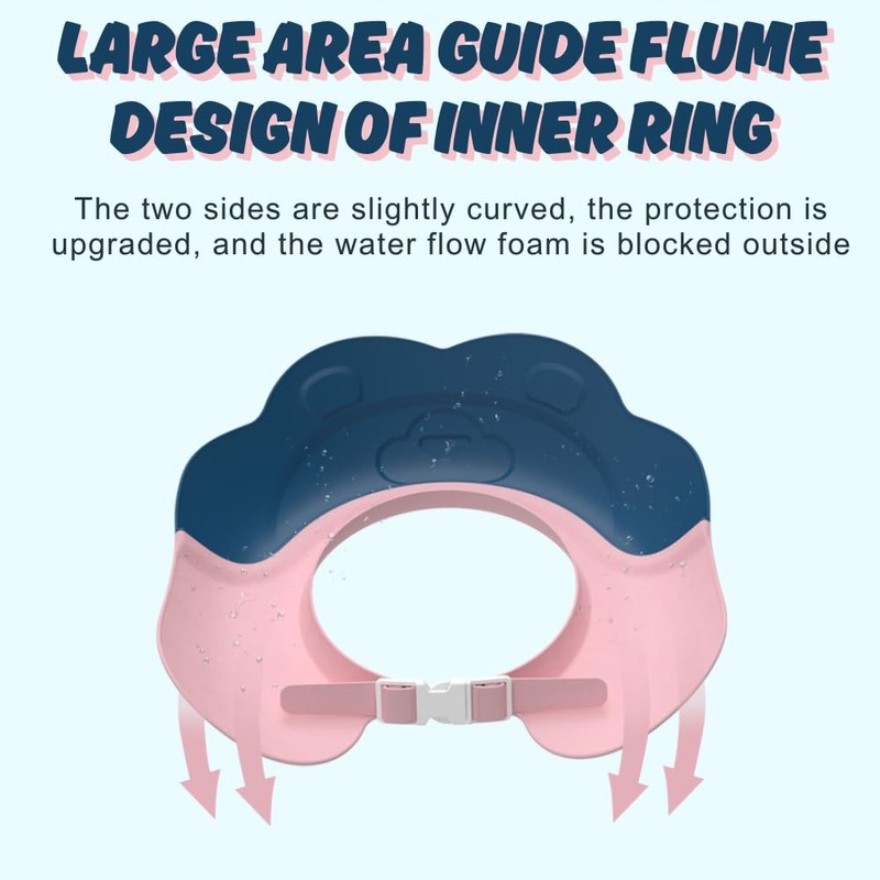 Baby Shower Cap - Waterproof Bath Visor for Toddlers 1-3