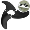 3Pcs FCS Surfboard Tail Water Fin Set Left Middle Right