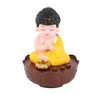 Singing Buddha Figurine USB Charging Desktop Buddha Decorative Statue with