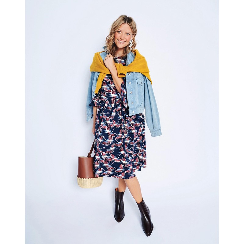 Burda Easy Sewing Pattern Women's Jersey Dresses #5708 Size 6-18