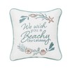 C&F Home Beachy Christmas Pillow Blue