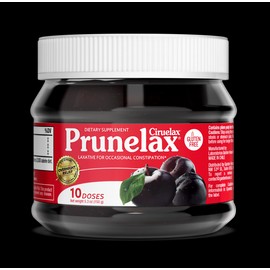 Prunelax Ciruelax Natural Laxative Dried Plum & Senna Supplement 5.3 Oz 10 Doses
