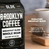 BROOKLYN COFFEE Whole Bean, Breakfast Blend Light Medium Roast (5lb)
