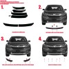 CNPAPC For Jetta MK6 Car Front Bumper Lip Spoiler Body