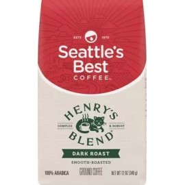 Starbucks Coffee (Pack of 6) Seattle’s Best Coffee Henry’s Blend Dark Roast Ground Coffee | 12 Ou