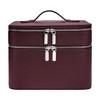 Estuche de Maquillaje, Gran capacidad, impermeable, Doble Capa, con separador