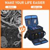 IBVIVIC DJ Cable File Bag with 6 Detachable Dividers High