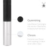 MÜHLE NEO Safety Razor, Rubber Grip Handle in black, Closed