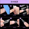 Fingooo Nail Tips, Ultra Thin, 240 Pieces, Long, Clear, Long