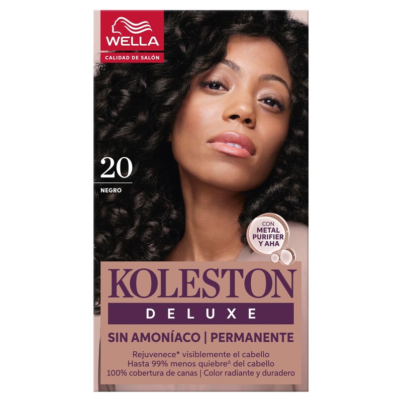 Koleston Deluxe Tinte Permanente Sin Amoniaco 20 Negro