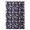 Lush Decor Pixie Fox Shower Curtain, 72" x 72", Navy