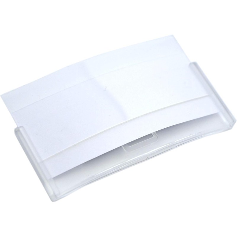 Plastic Name Badge 75x30 mm Colour ABS Plastic Needle/Magnet Pack