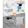 ZYC 4-inch Square Recessed Lighting - Ultra Thin Dimmable Square