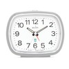 Acctim Camille Analogue Alarm Clock Quartz Luminous Hands Chrome Bezel