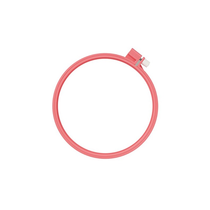 Clover 刺しゅう道具 カラフル刺しゅう枠 15cm コーラル 57-266