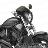 Motorcycle Cafe Racer Front Cowl Rocket Bikini Universal (Black/Smoke Glass)