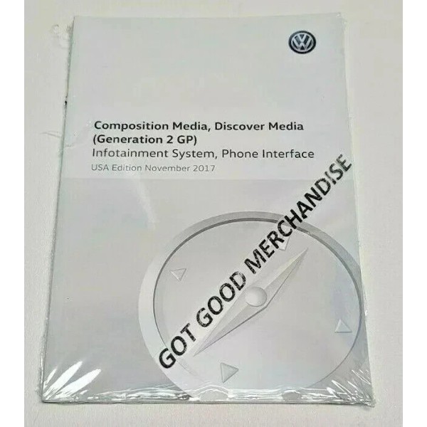 2018 VW NAVIGATION INFOTAINMENT SYSTEM OWNERS MANUAL USER GUIDE