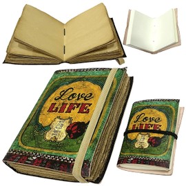 Handmade Notebook Dairy 2pc Set Journal Leather Eco Friendly 8” X 6” & 4” X 3” Office School Home Use 1% Of Sale Value Will Be Donated To Hospital Sheffield