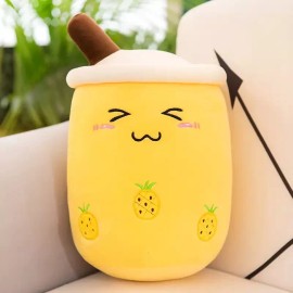 Unbranded NEW Milk Bubble Tea Boba Cup Soft Stuffed Plush Pillow Kawaii 9.8in US Seller