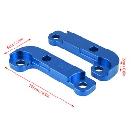 Suuonee Drift Lock Adapter, Aluminium Power Tuning Drift Lock Adapter Angle Kit Increasing Turn Angle 25% for E46 M3(Blue)