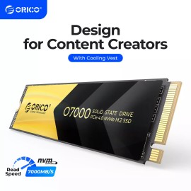 ORICO 1TB M.2 NVMe Internal SSD Hard Drive 7000MB/s PCIe4.0*4 Desktop 2280 SSD