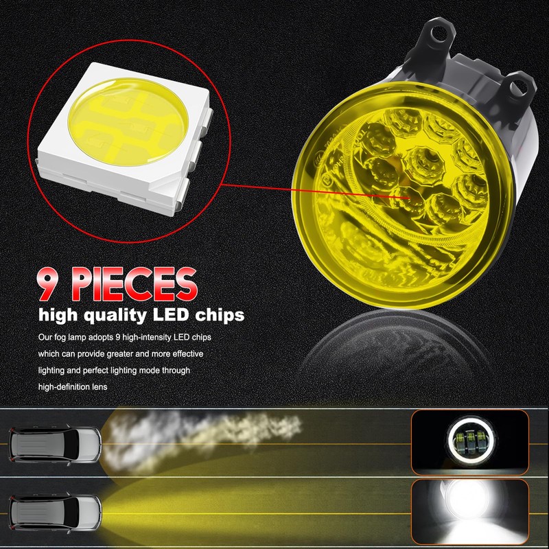 Fog Lights 3.5 inch OEM 19597300 For TOYOTA AVALON 2011-2015