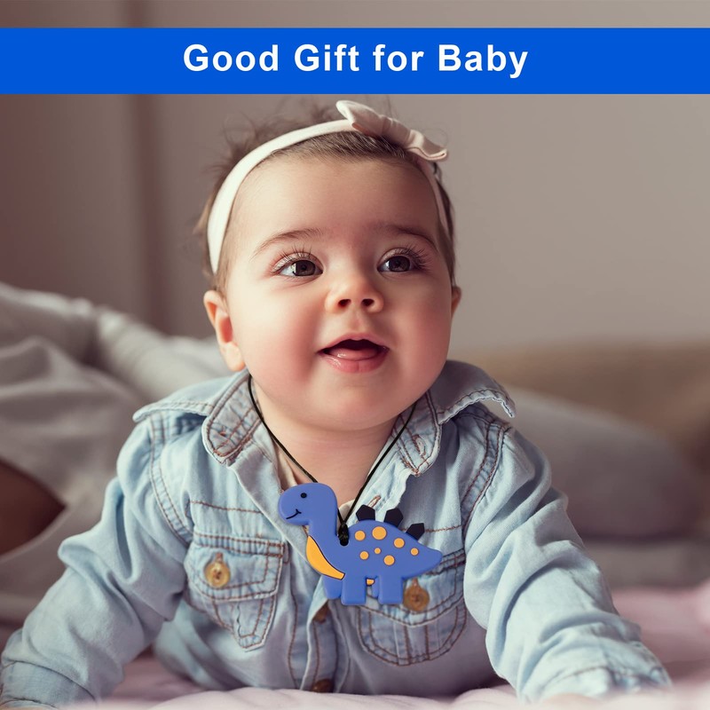 Tagaremuser Pack of 4 Chew Chain for Children, Teething Ring