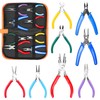 Keadic 8Pcs 4.5” Jewelry Pliers Set Contains Round Nose Pliers,