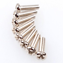 TOP-VIGOR 30Pcs TV LCD Monitor Mounting Phillips Head Screws, M4x10mm Phillips Screws Bolts for Machinery, Furniture, Car, Motorcycle Repair, Electronic Products, Ship Assembly, and DIY