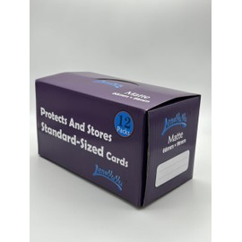 Lenayuyu 1 Box of 600 Counts -12packs Green Color Double Matte Standard Card Sleeves Toploaders for Trading Cards, Collectable Gaming Cards, MTG Cards, L5R, TCG, Baseball, Rugby, Football Card