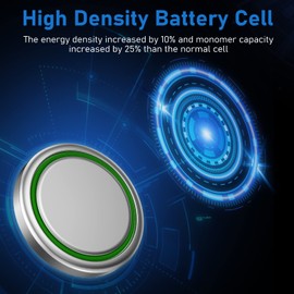 POWEROWL POWEROWL High Capacity LR1130 AG10 Batteries 30 Pack, SG10 389 189 Premium Alkaline Battery 1.5V Button Coin Cell Batteries