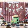 POMNUG 12-Pack Train Honeycomb Centrepieces Retro Train Centrepieces Table Decorations
