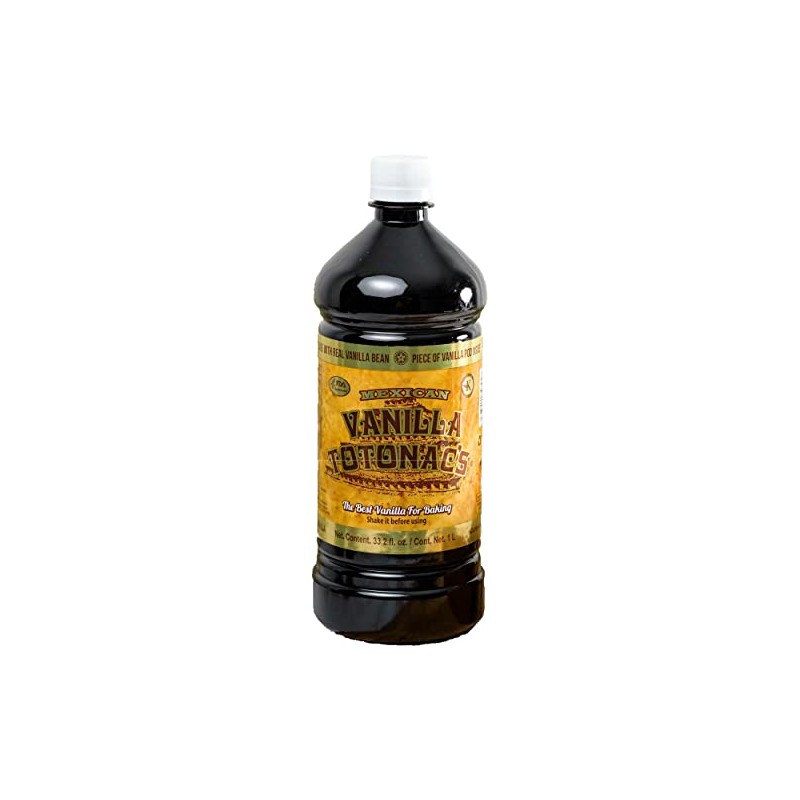 Mexican Vanilla Totonac’s - 33.2 Oz (1 Lt) Bottle -