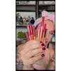 6pcs Juego Delineador Wooden Lip Pencil Labios Impermeable
