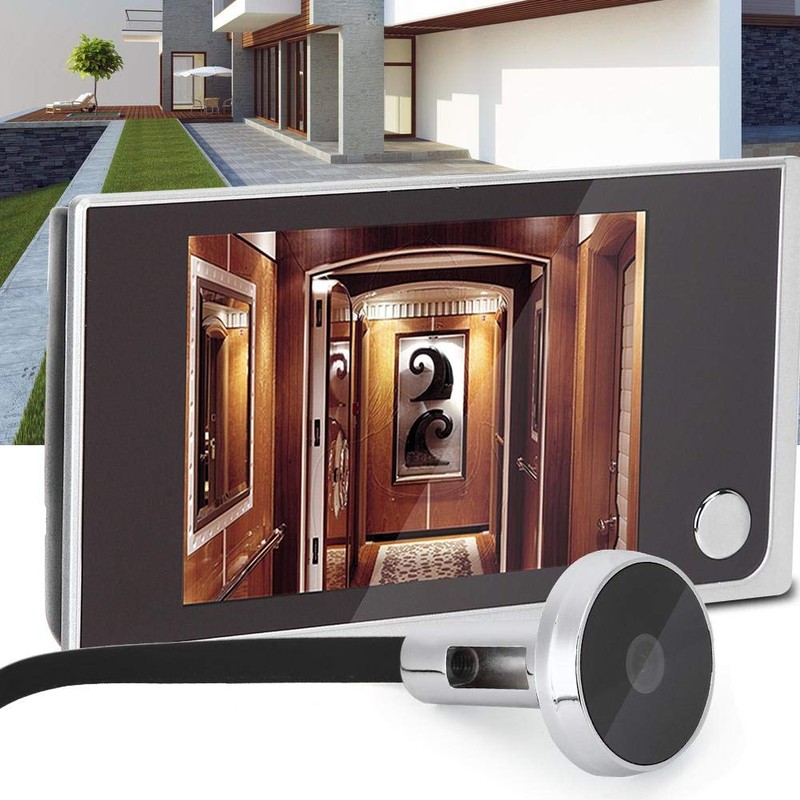 Nikou 3.5 Inch LCD Door Electronic Peephole Camera, 120 Degree