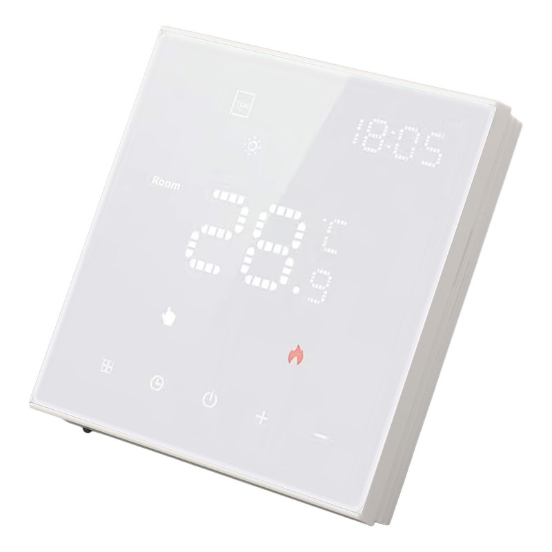 Smart Home Thermostat White Color Touch Digital Thermostat for Home
