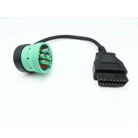 Cable de puerto hembra tipo 2 J1939 de 9 pines macho a 16 pines OBD2 OBDII hembra para camión Freightliner