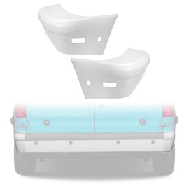 KUAFU Rear Bumper End Cap Compatible with 2010-2013 Ford Transit Connect Premium End Corner Cap Plastic(PP) Left & Right Side Painted Replacement for FO1104135 FO1105135 9T1Z17F774DA 9T1Z17F774DB