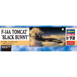 Hasegawa 02377 1/72 US Navy F-14A Tomcat Black Bunny Plastic Model