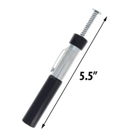 ASR Outdoor 5LB Pocket Clip Black Sand Magnetic Separator Pen Pick Up Tool for Gold Panning