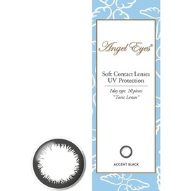 Angel Eyes One Day Toric UV Astronomy [Color] Accent Black [CYL] -0.75 [AXIS] 180 [PWR] -1.75 10 Sheets 1 Box