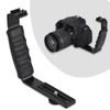 VBESTLIFE L-shape bracket holder for most cameras and camcorders.
