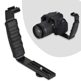 VBESTLIFE L-shape bracket holder for most cameras and camcorders.