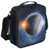 Baseball Galaxy Sun Lunch Bag Box for Kids Boys Girls