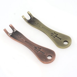 Cheerock Metal Acoustic Guitar Bridge Pins Puller, Acoustic Guitar Pegs Remover Extractor, Guitar Knob Puller, Guitar Tools, Compatible with Ukulele