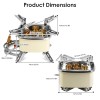 LakeForest Portable Camping Stove Gas Cooking Burner Propane Butane Burner