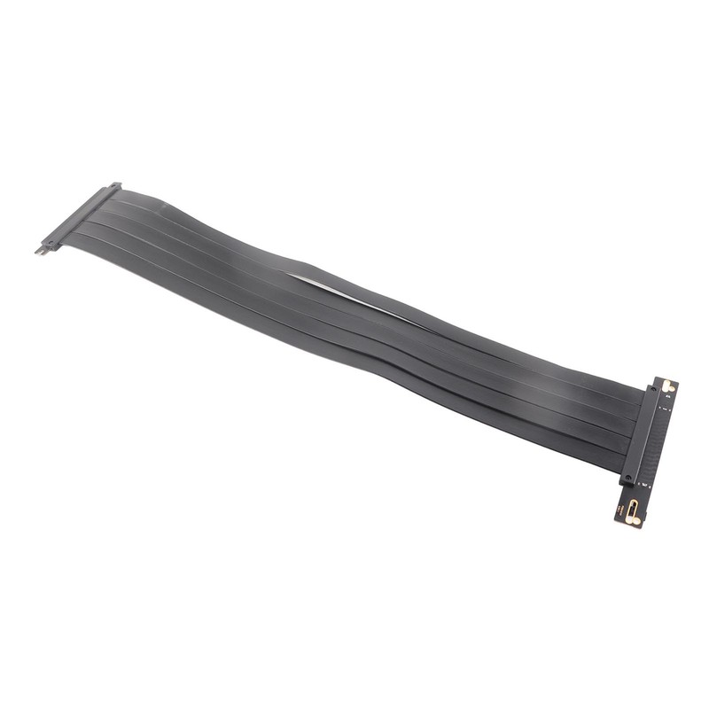 PCIE 4.0 X16 Extender Right Angle 64GB/s Shielded Plug and