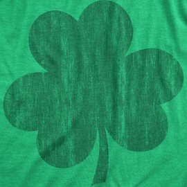 Mens Distressed Clover T Shirt Cool St Patricks Day Vintage Shamrock Awesome Graphic Tee Funny T Shirts Saint Patrick's Day Apparel for Men Cool Vintage Green - S