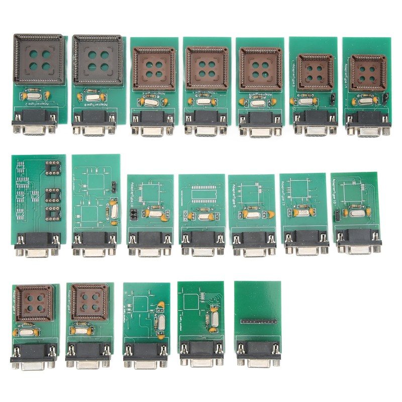 19 Pcs UPA Full Adapter Programming Eeprom Board Clip Adapter