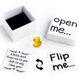 Romantic Gifts for Boyfriend Bf I Love You Gifts for Him Her Boyfriends Cute Duck Gifts Valentines Day Christmas Anniversary Birthday Gifts for Him Her Boyfriend Girlfriend Matchbox Gifts